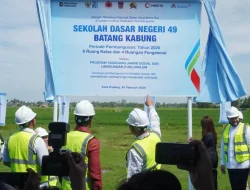 Inalum Mulai Bangun Kembali SD Negeri 49 Batang Kabung Pascabencana di Padang