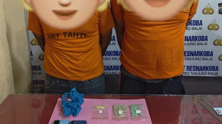 Satres Narkoba Polres Tanjungbalai Gagalkan Peredaran 371 Butir Ekstasi, Dua Pria Diringkus