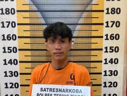 Satresnarkoba Polres Tebing Tinggi Tangkap Pemuda 20 Tahun dengan 1,30 Gram Sabu