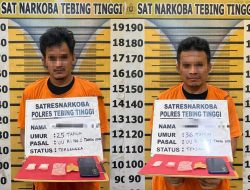 Transaksi Sabu di Serdang Bedagai Digagalkan, Dua Warga Tebing Tinggi Diciduk Polisi