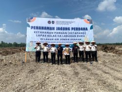 Wabup Asahan Hadiri Penanaman Jagung Perdana Program Ketahanan Pangan di Lapas Labuhan Ruku