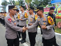 Kapolres Nias Hadiri Peresmian Gedung Polda Sumut dan Pelepasan Bantuan Kemanusiaan