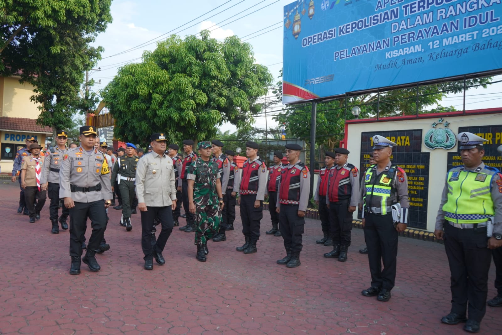Apel Gelar Pasukan Operasi Ketupat Toba 2026 Digelar di Polres Asahan, 199 Personel Disiagakan