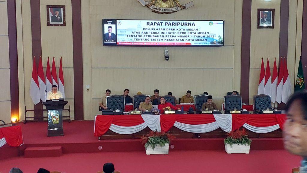 DPRD Medan Ajukan Perubahan Perda Sistem Kesehatan, Dorong Pelayanan Lebih Responsif dan Modern