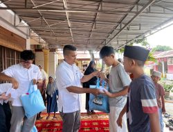 HUT ke-9 SMSI, SMSI Batubara Santuni Puluhan Anak Yatim di Bulan Ramadan