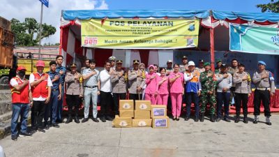 Kapolres Nias Tinjau Pos Pengamanan Operasi Ketupat Toba 2026, Pastikan Kesiapan Personel Amankan Arus Mudik Lebaran