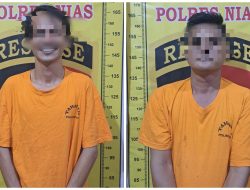 Polres Nias Tahan Dua Tersangka Kasus Pemerasan di Kantor DPRD Gunungsitoli