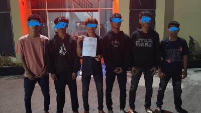 Polres Tanjungbalai Amankan 3 Tersangka Komplotan Begal “Bersenpi”, 5 Pelaku Masih Diburu