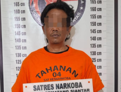 Satresnarkoba Polres Pematangsiantar Tangkap Pria 48 Tahun dengan Sabu 2,18 Gram di Jalan Adam Malik