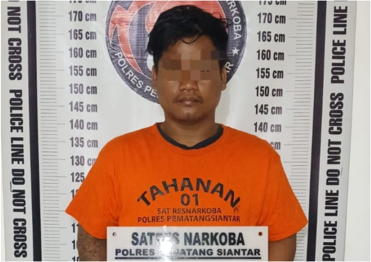Polres Pematangsiantar Tangkap Residivis Kasus Narkoba, Sita 8 Paket Sabu 5,02 Gram