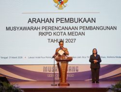 Wali Kota Medan Buka Musrenbang RKPD 2027, Fokus Akselerasi Investasi dan Pembangunan Inklusif