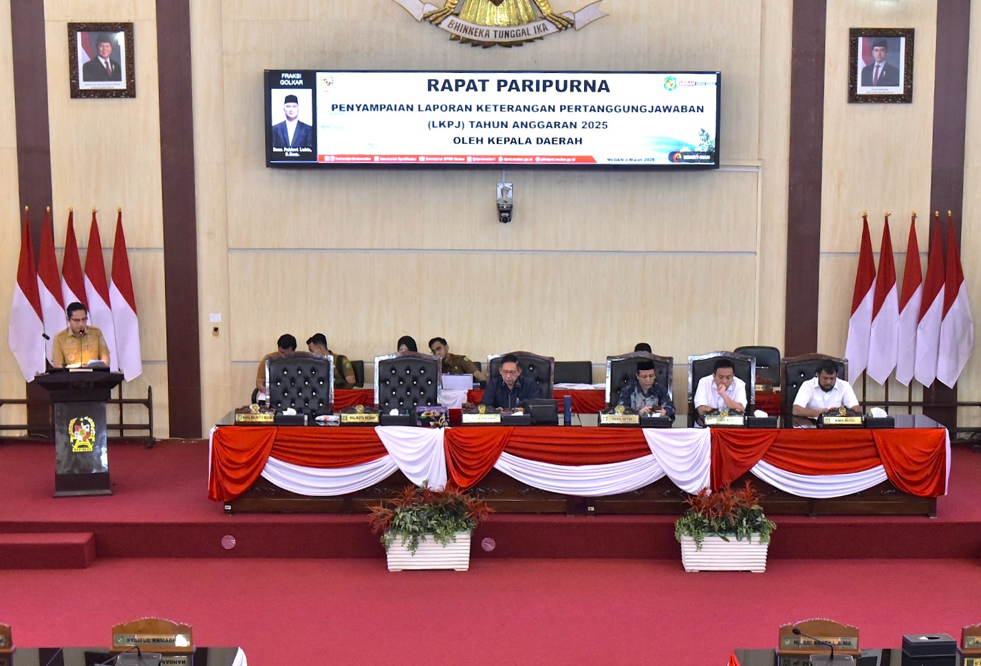 Wali Kota Medan Sampaikan LKPJ 2025 di DPRD, IPM Naik dan Angka Kemiskinan Turun