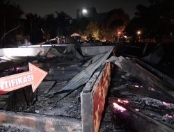 10 Rumah Kosong di Komplek PT ADEI Tebing Tinggi Ludes Terbakar, Polisi Selidiki Penyebab Api