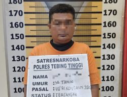 Berawal dari Laporan Facebook, Polres Tebing Tinggi Tangkap Diduga Pengedar Sabu