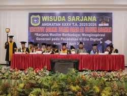 Bupati Asahan Hadiri Wisuda Sarjana Angkatan XXXV IAIDU Asahan