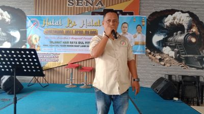 Hangat dan Penuh Kekeluargaan! Wartawan DPRD Medan Gelar Halal Bihalal