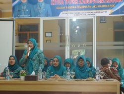 Ketua TP PKK Asahan Bina AKU HATINYA PKK di Desa Persatuan, Dorong Pemanfaatan Pekarangan Rumah