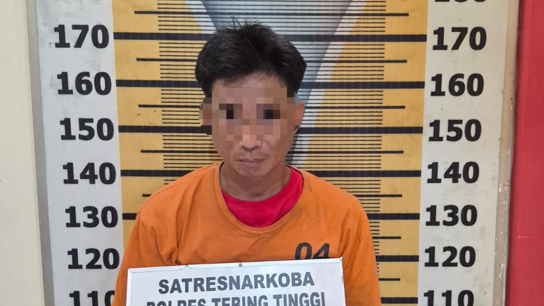 Polisi Amankan Pengedar Sabu di Serdang Bedagai, Barang Bukti Turut Disita