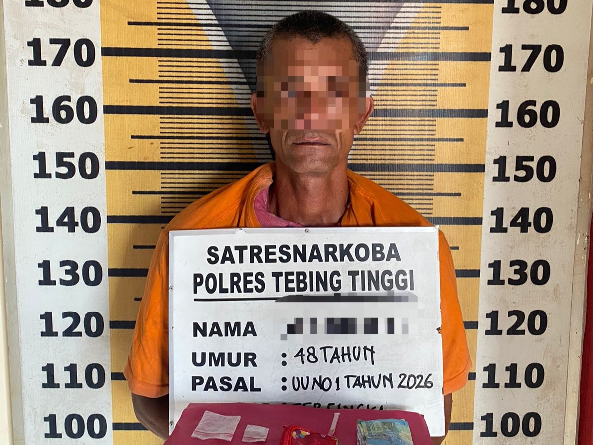 Polres Tebing Tinggi Ungkap Kasus Sabu di Kampung Mandailing, Pelaku Diamankan