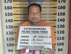 Residivis Narkoba Kembali Ditangkap, Sat Resnarkoba Polres Tebing Tinggi Sita Sabu dan Timbangan Digital