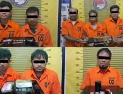 Satresnarkoba Polres Sibolga Ungkap 4 Kasus Narkoba, 9 Pelaku Diciduk