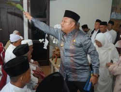 Wakil Bupati Asahan Hadiri Walimatul Safar dan Tepung Tawar Calon Jamaah Haji