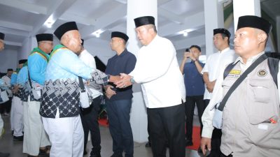 Bupati Asahan Lepas Keberangkatan Jamaah Calon Haji Kloter 7 Tahun 1447 H/2026 M
