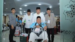 Wakil Bupati Asahan Ikuti Pelepasan Jamaah Haji Kloter 7 di Asrama Haji Medan