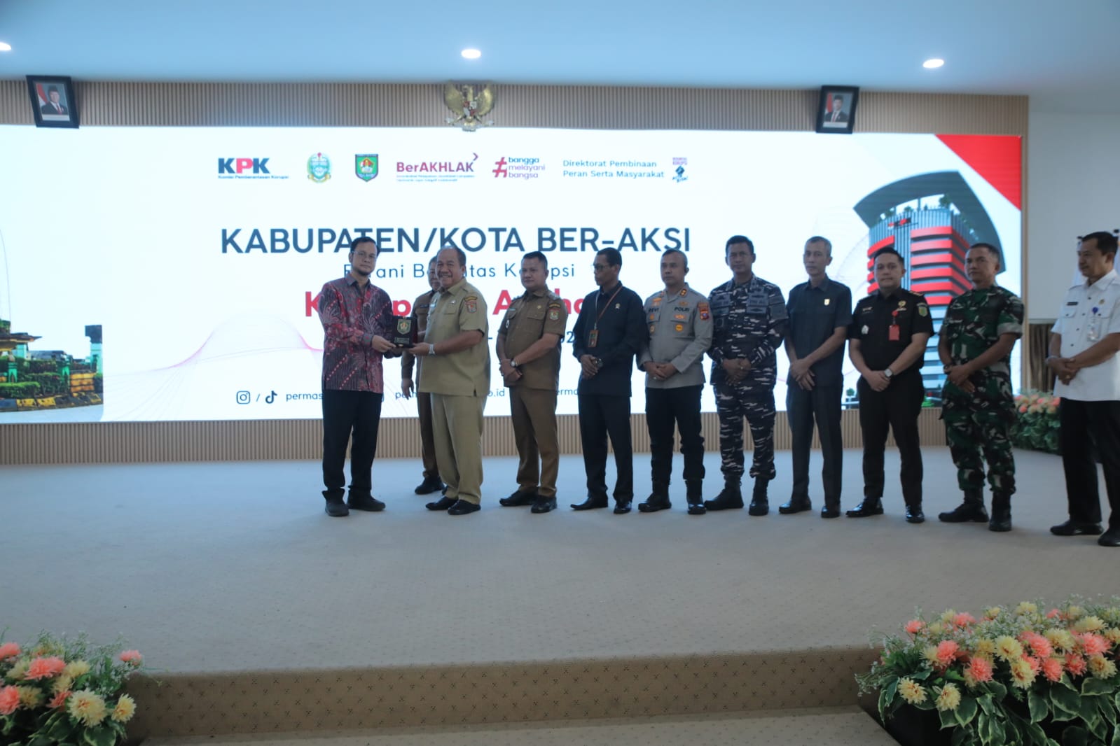 Bupati Asahan Buka Bimtek Kabupaten Percontohan Anti Korupsi 2026