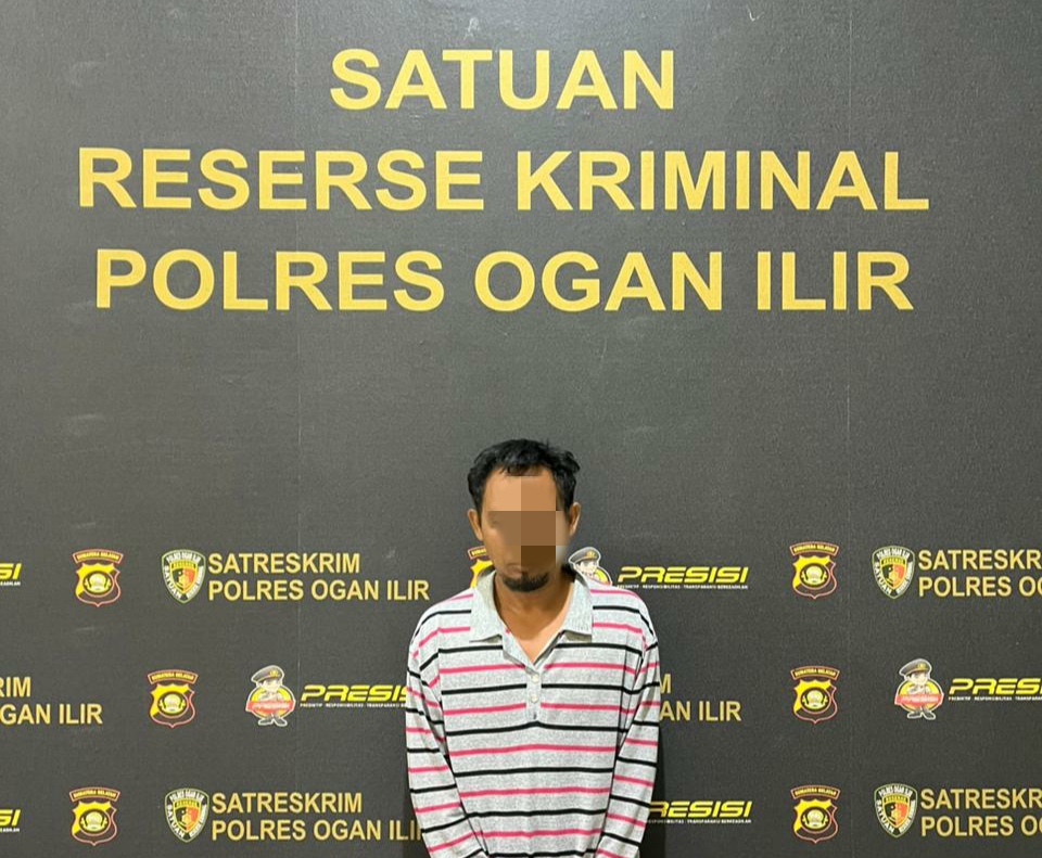 Polisi Ringkus Terduga Predator Anak di Ogan Ilir, Diciduk Saat Sembunyi di Desa Burai