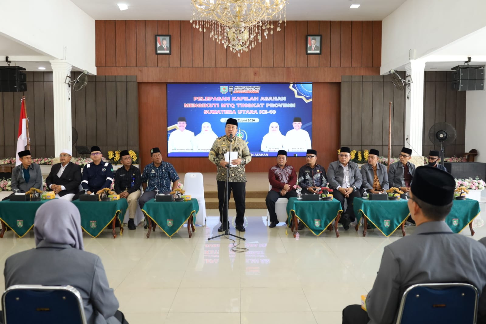 Bupati Asahan Lepas Kafilah MTQ Sumut Ke-40, Targetkan Prestasi Terbaik