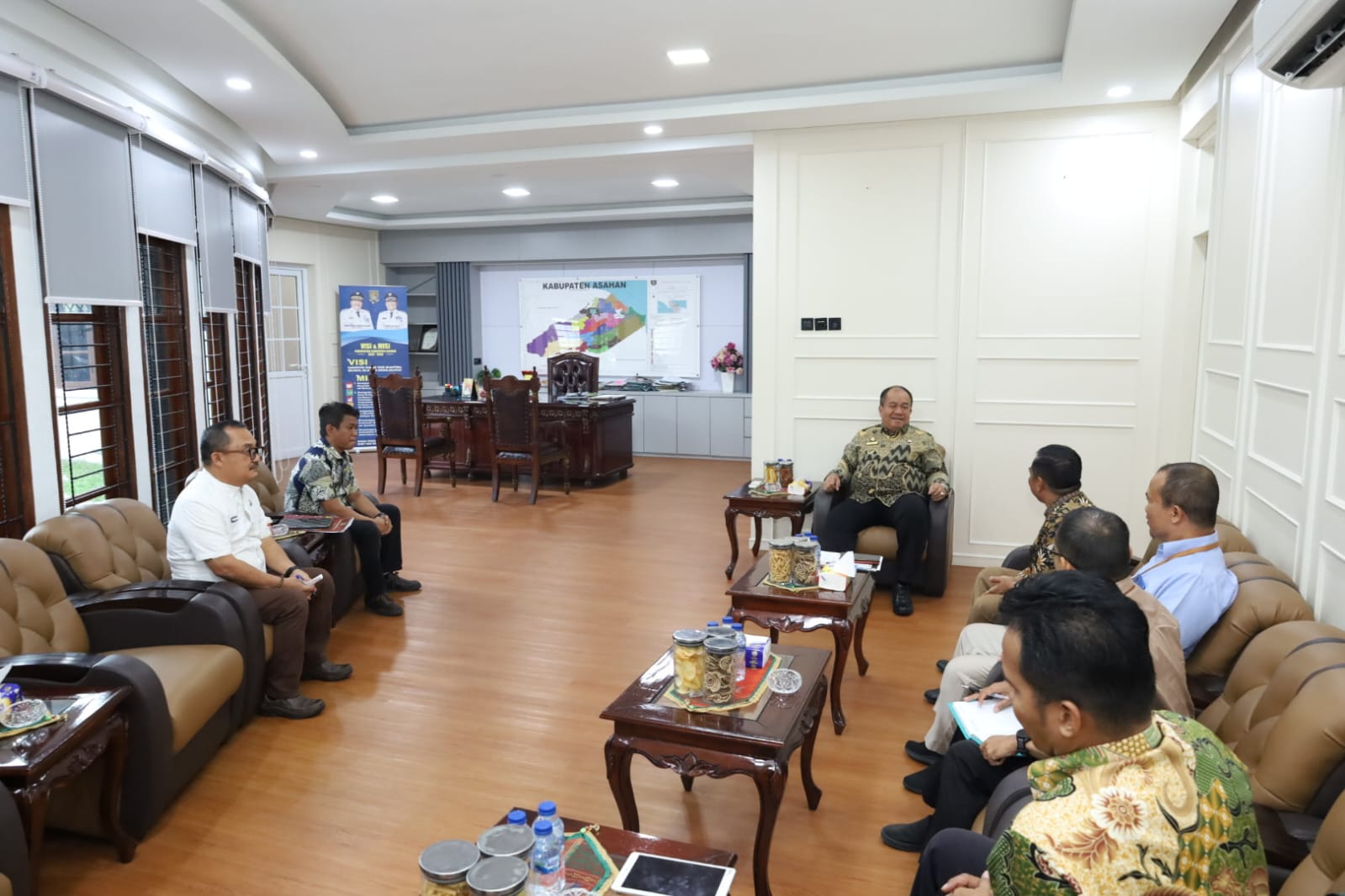 Bupati Asahan Terima Audiensi BPS, Dukung Penuh Pelaksanaan Sensus Ekonomi 2026