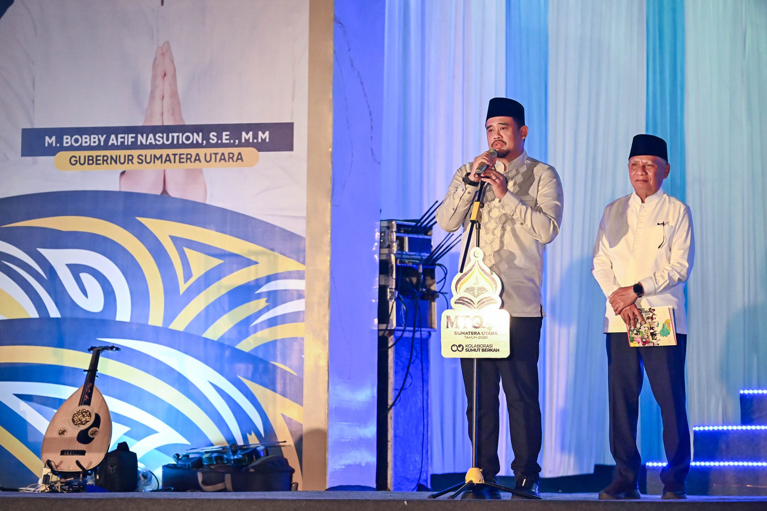 MTQ ke-40 Tingkat Provinsi Sumut Resmi Dibuka, Bobby Nasution Ajak Implementasikan Nilai Alquran dalam Pembangunan