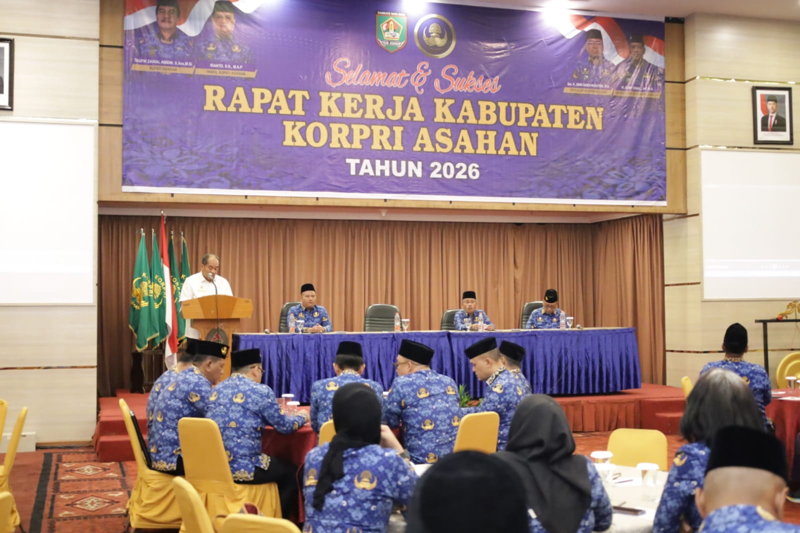 Bupati Asahan Buka Rakerkab KORPRI 2026, Tekankan Integritas dan Profesionalisme ASN