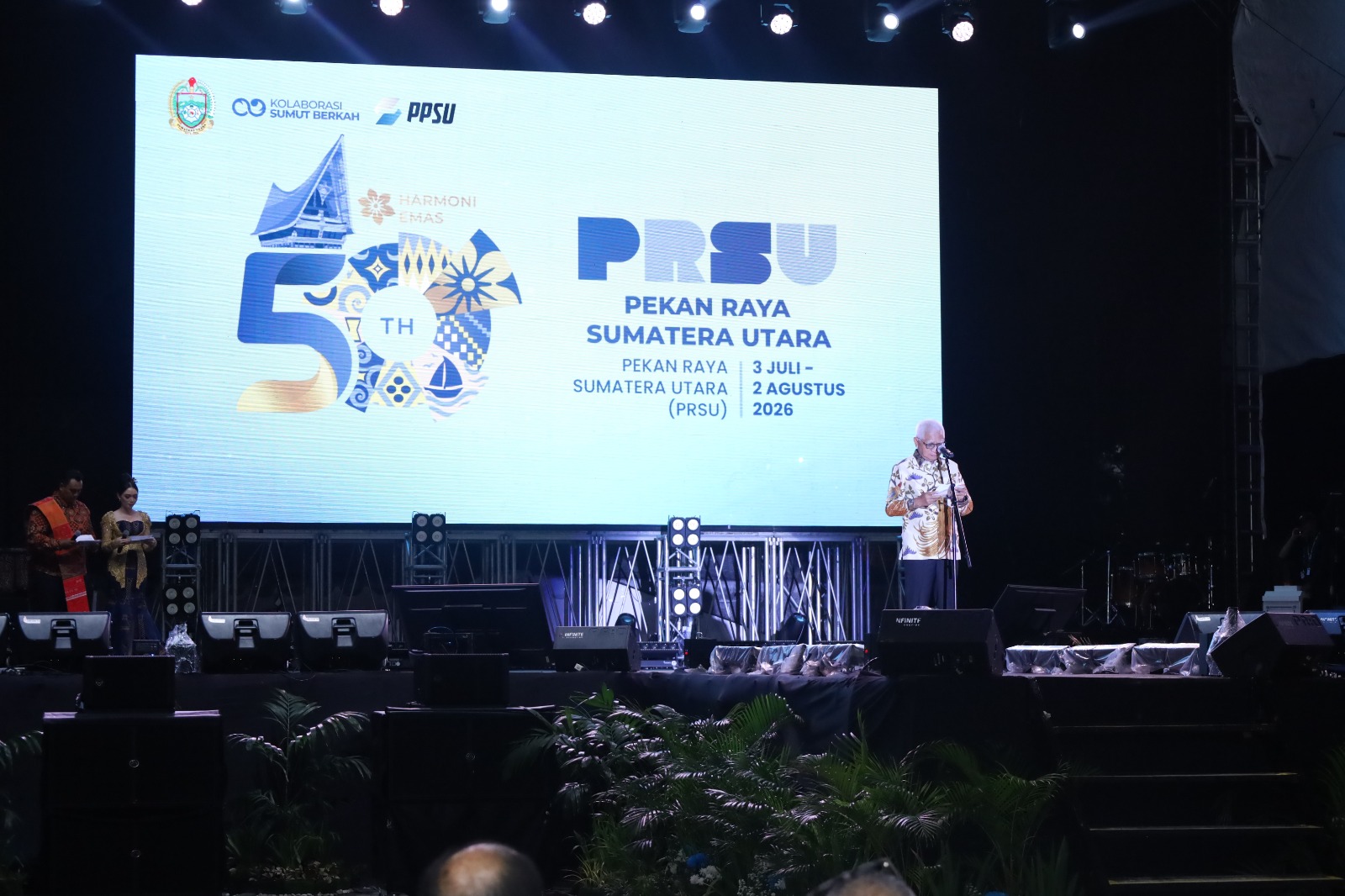 Bupati Asahan Hadiri Pembukaan PRSU ke-50 Tahun 2026, Dorong Promosi Potensi Daerah dan Investasi