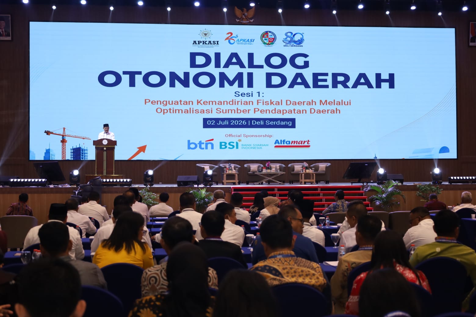 Bupati Asahan Hadiri Peringatan HUT ke-26 APKASI di Deli Serdang, Perkuat Sinergi Antardaerah untuk Percepatan Pembangunan