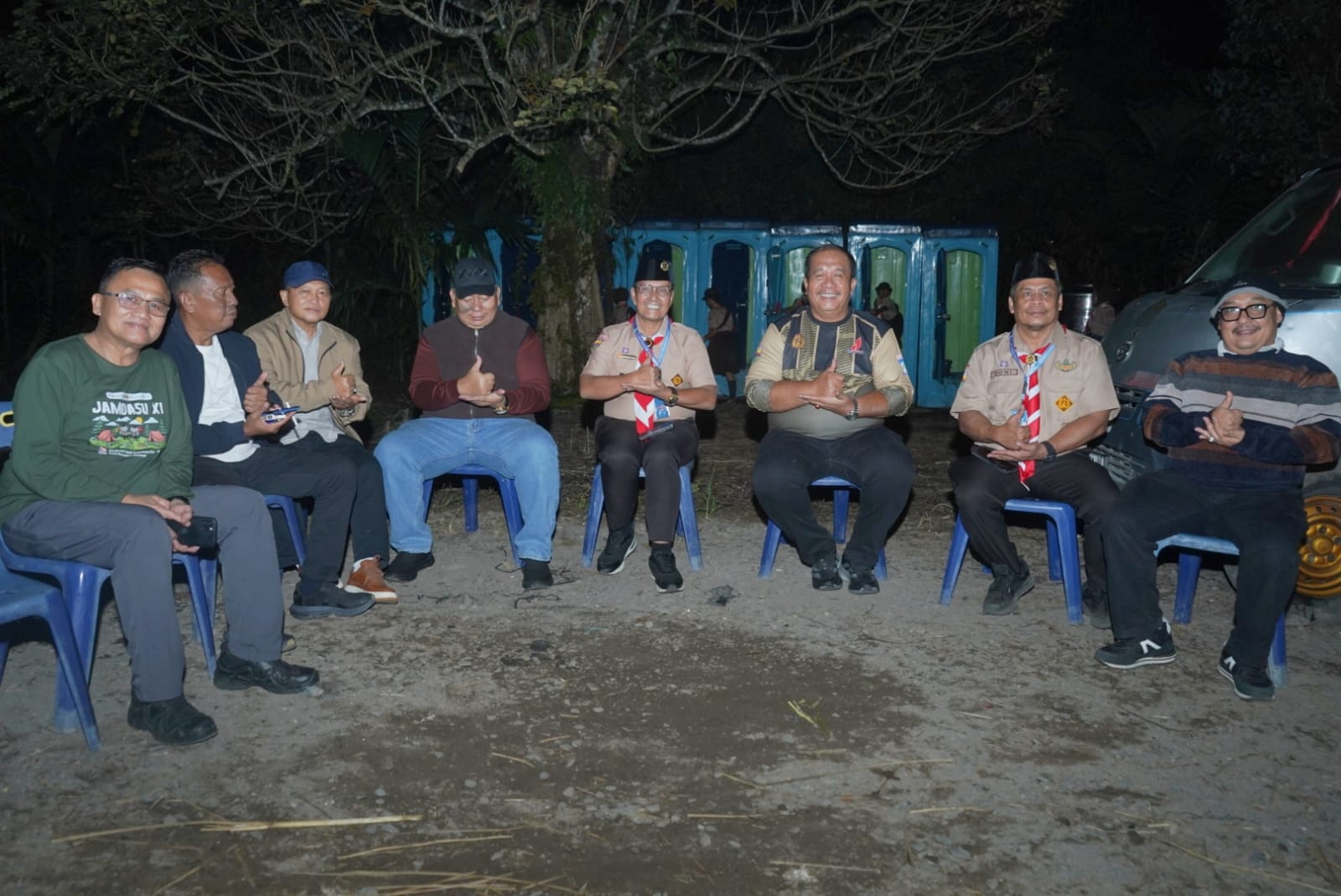 Bupati Asahan Hadiri Upacara Api Unggun Jamda XI Pramuka Sumut, Dukung Pembinaan Generasi Muda