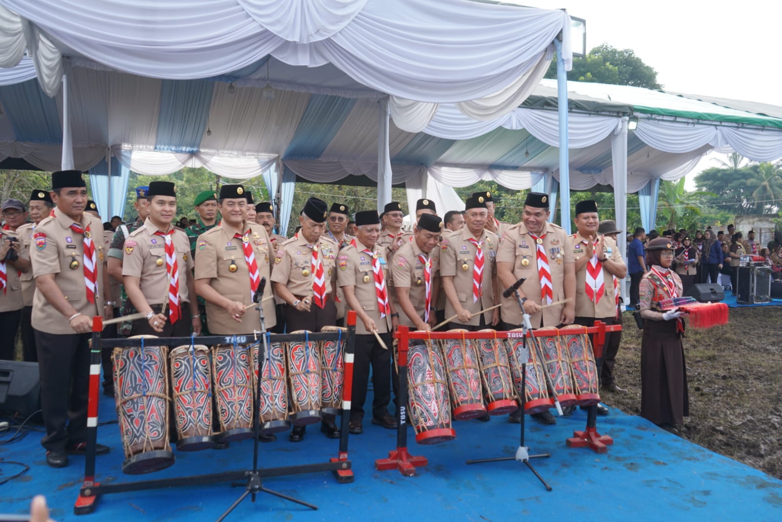 Wakil Bupati Asahan Hadiri Pembukaan Jambore Daerah XI Pramuka Sumut, Tegaskan Komitmen Pembinaan Generasi Muda