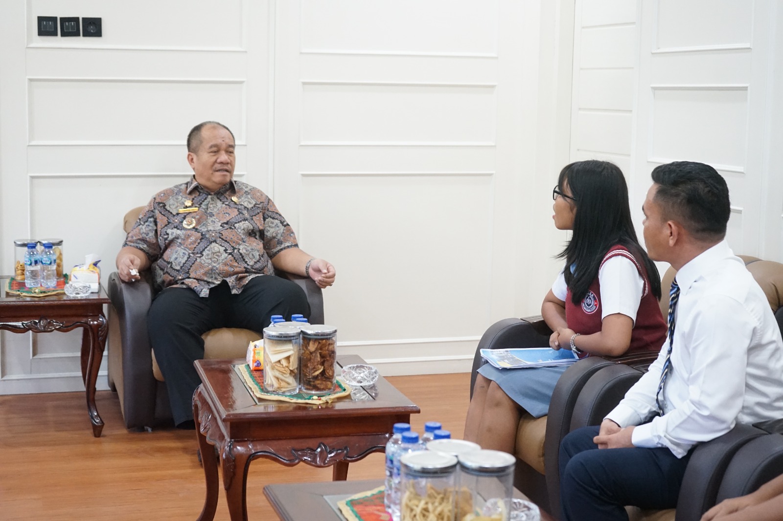 Bupati Asahan Terima Audiensi Yayasan SMA Panti Budaya, Dukung Siswa Ikuti Pelatihan Kepemimpinan Nasional
