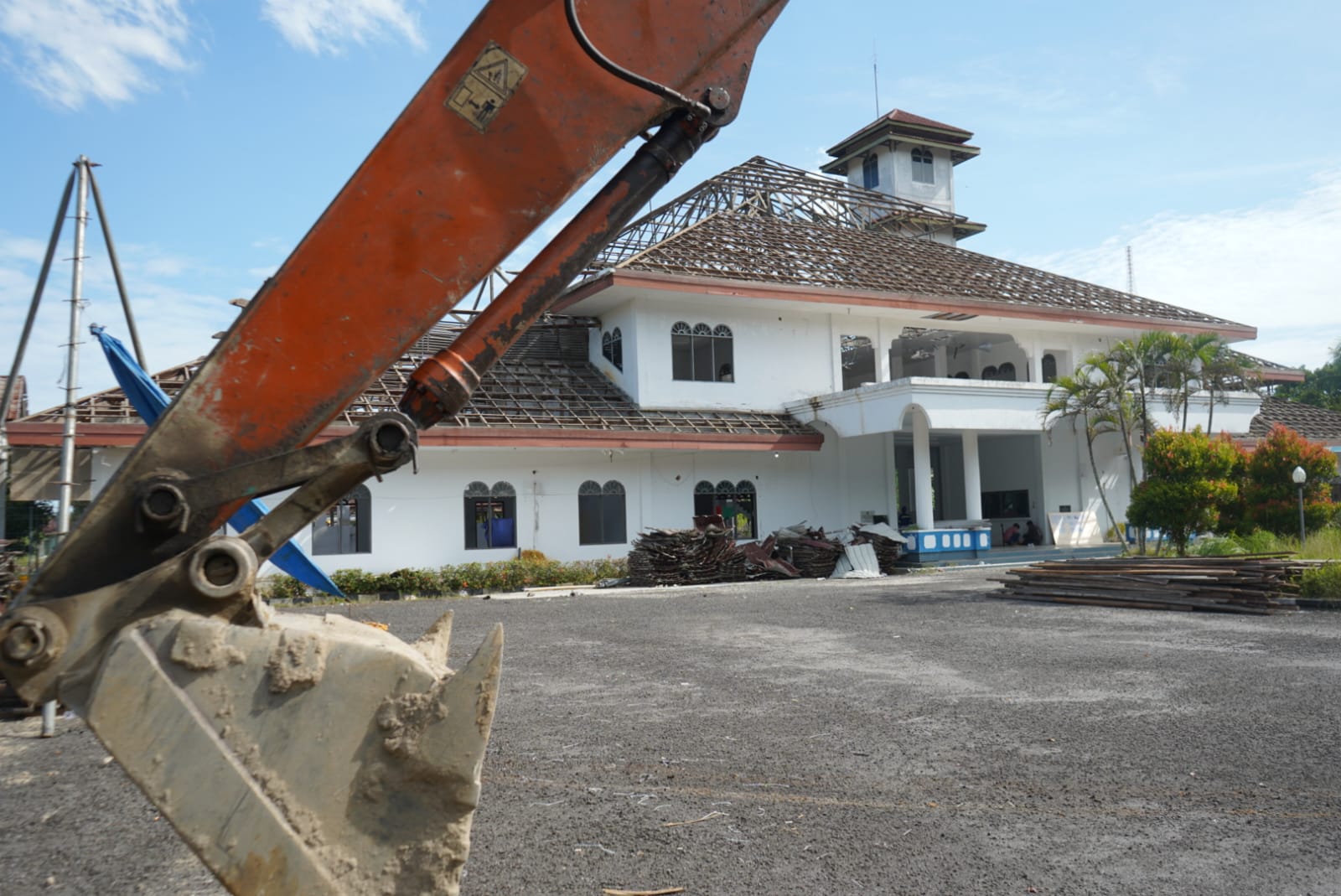 Bupati dan Wakil Bupati Asahan Ikuti Doa Bersama Renovasi Gedung Kantor Imigrasi