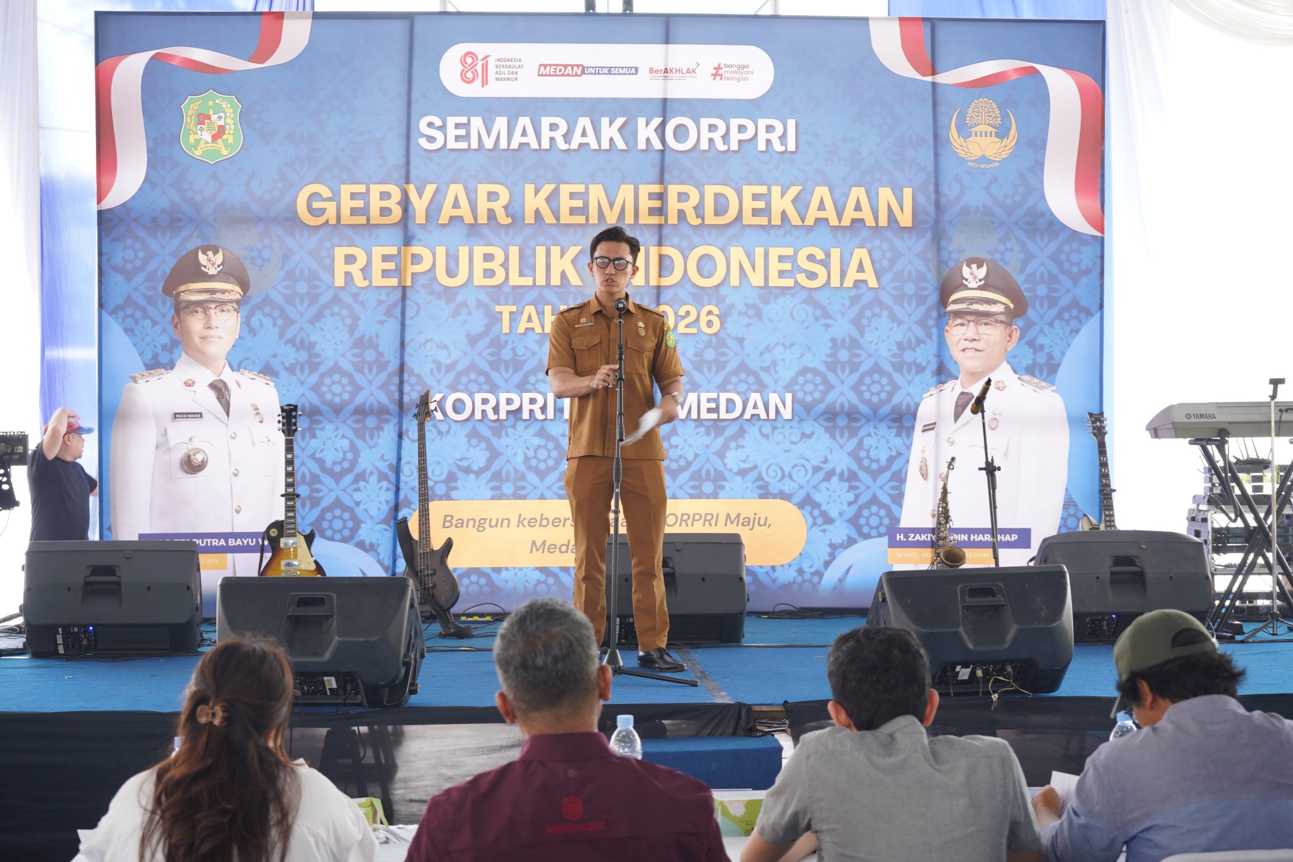 Dinas Kominfo Medan Raih Juara II Lomba Pidato POV Wali Kota, Tampil Mirip Gaya Rico Waas