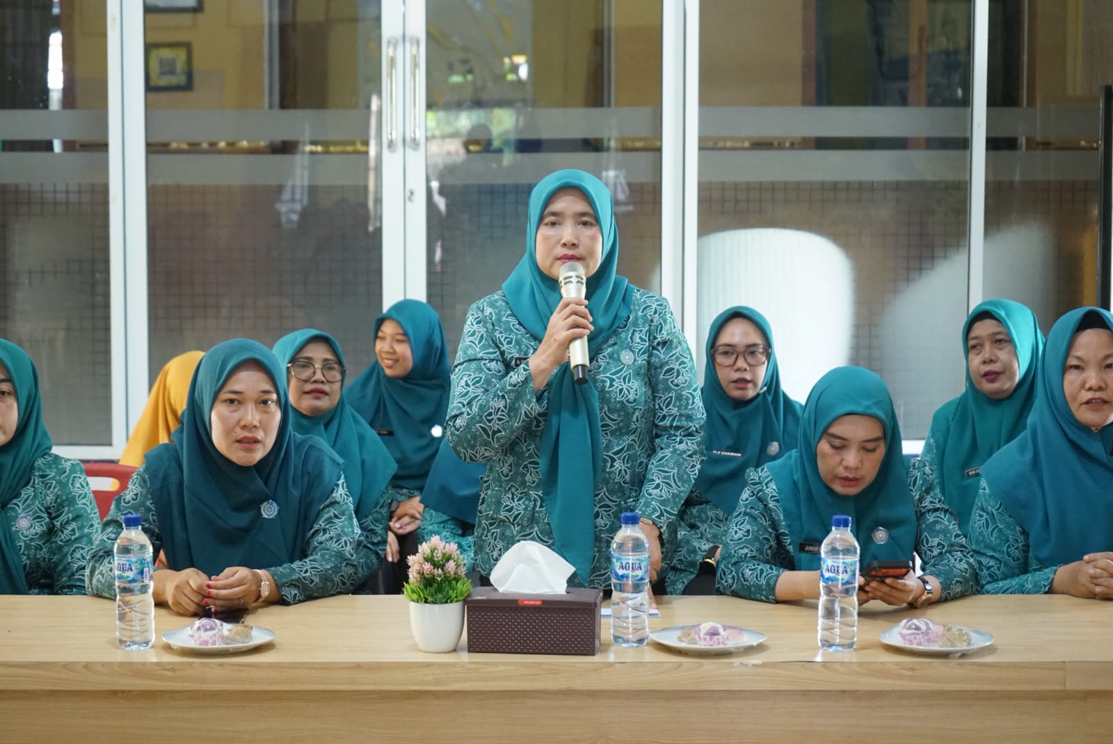 Ketua TP PKK Asahan Tinjau Persiapan Lomba AKU HATINYA PKK Tingkat Provinsi Sumut
