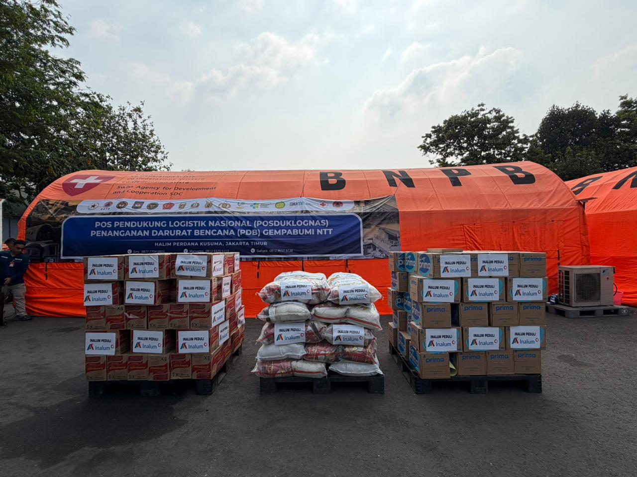 Inalum Kirim Bantuan Rp252 Juta dan Relawan untuk Korban Gempa NTT