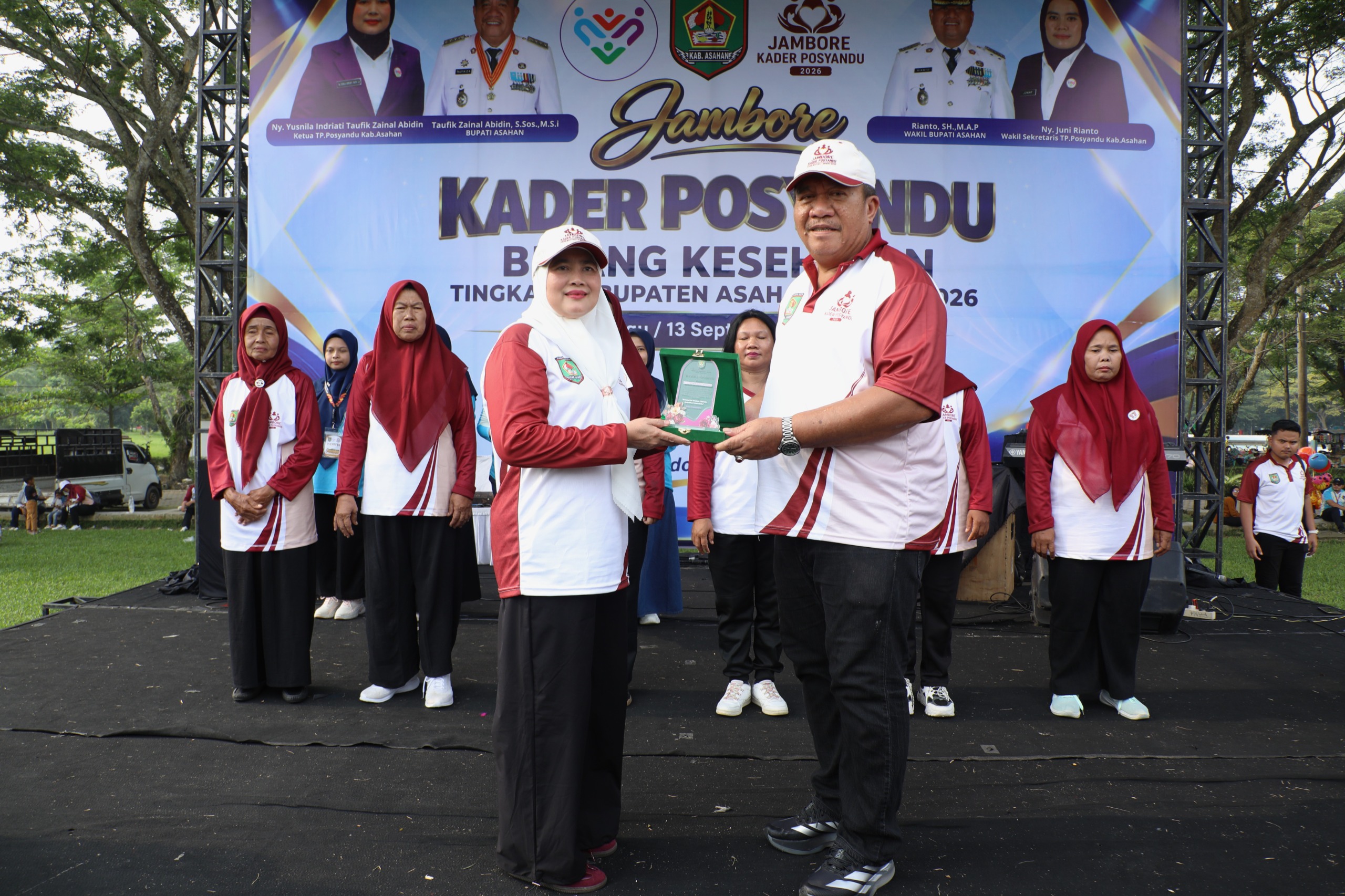 Jambore Posyandu Asahan Ditutup, Kisaran Barat Juara Umum dan Kader Dapat Hadiah Umrah
