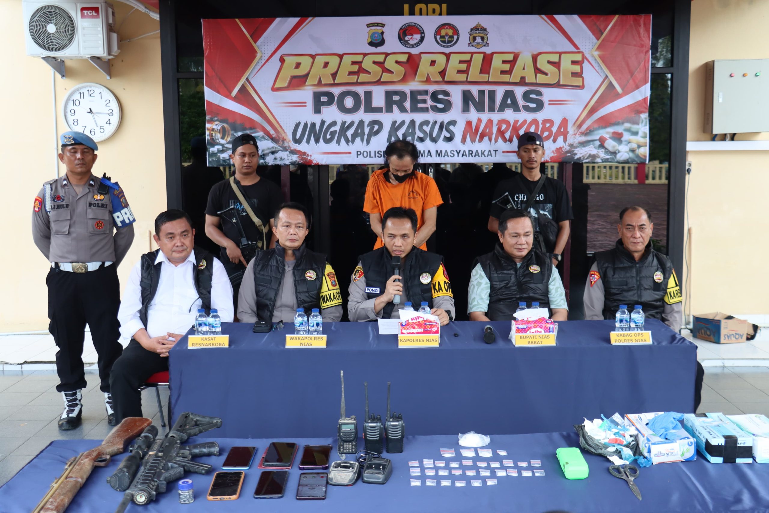 Polres Nias Sita 44,62 Gram Sabu di Nias Barat, Pria 54 Tahun Diamankan